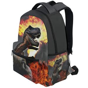 Wamika Fire Dinosaur Backpack Tyrannosaurus Dragon School Backpacks Preschool Book Bag