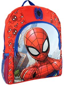 marvel kids spiderman backpack red