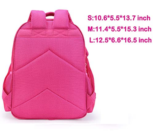 Eybunll Tur Red Backpack Meilin Cartoon Lightweight Travel Bag Bookbag for Boy Girls