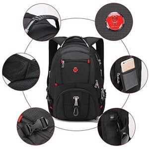 Travel TSA Friendly Laptop Backpack | Anti-Theft Bag with USB Charging Port and Combination Lock, Waterproof - Fits Most 17.3 Inch Laptops and Tablets OAA28015173B