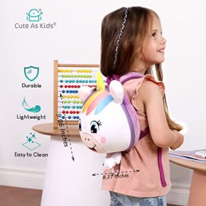 Cute As Kids Toddler Backpack with Leash - Unicorn Backpack Leash for Toddlers - Best Gift for Toddlers