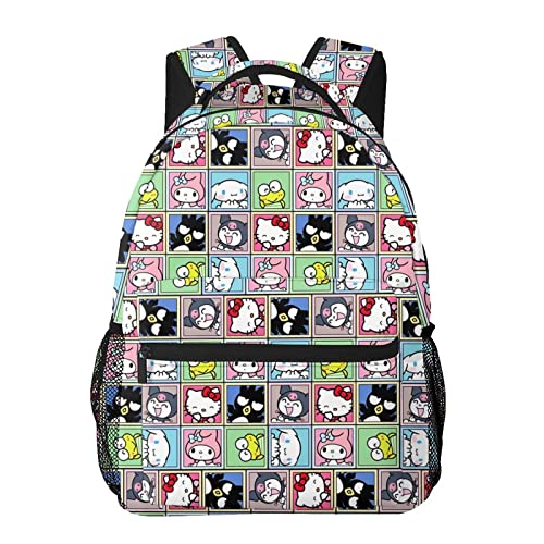 Kawaii Backpack Cute Backpacks Boys Girls School Laptop Bag Shoulders Casual Travel Hiking Camping Lightweight Daypack