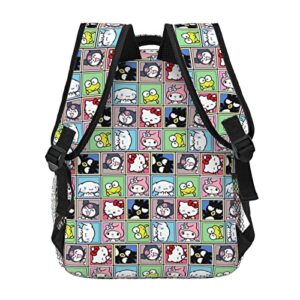 Kawaii Backpack Cute Backpacks Boys Girls School Laptop Bag Shoulders Casual Travel Hiking Camping Lightweight Daypack