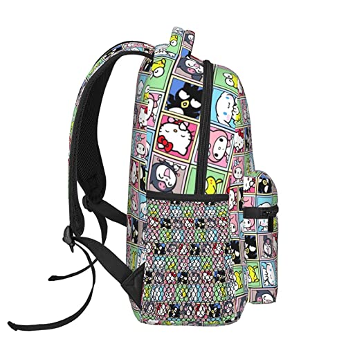 Kawaii Backpack Cute Backpacks Boys Girls School Laptop Bag Shoulders Casual Travel Hiking Camping Lightweight Daypack