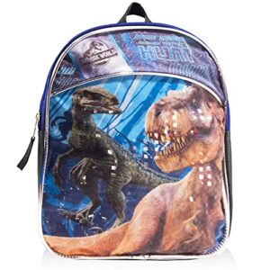 Jurassic World Dinosaur Mini Backpack Set -- Deluxe 11" Jurassic World Backpack for Kids Boys Toddlers with Dinotrux Stickers (Jurassic World School Party Supplies)