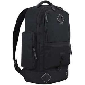 fuel high capacity lifestyle backpack with high density foam straps, black