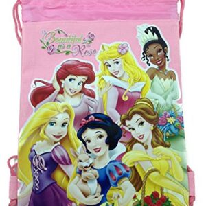 Disney Princesses Drawstring Backpack Light Pink