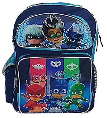 PJ Masks Backpack 12" Boys Catboy Owlette Gekko School Backpack Toddler Backpack