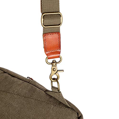 TSD Brand Four Season Canvas Sling Bag (Olive)