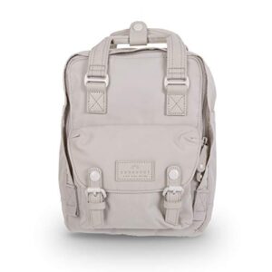 doughnut macaroon mini pastel 7l travel school ladies college girls lightweight casual daypacks bag small backpack (stone)