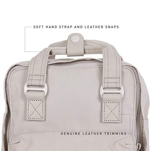 Doughnut Macaroon Mini Pastel 7L Travel School Ladies College Girls Lightweight Casual Daypacks Bag Small Backpack (Stone)