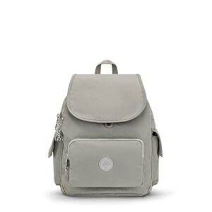 kipling city pack small backpack almost grey