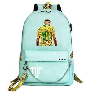 gengx wesqi neymar jr bookbag with usb charging port,lightweight school backpack laptop bag for kids,teens