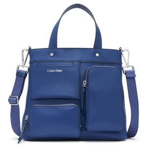 calvin klein ember organizational backpack, medieval blue,one size