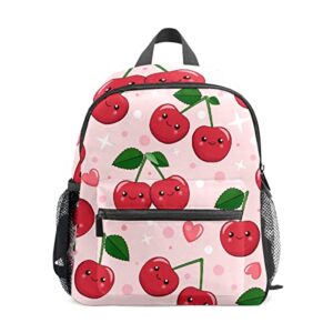 zgonohye girls cute mini backpack funny cute cherry pattern heart small backpack purse for women school bag for girls boys