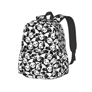 acmrueks panda backpack lightweight backpack for boys and girls large backpack for man and woman, one size