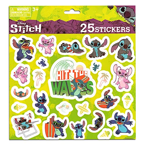 Fast Forward Stitch Mini Backpack with Lunch Box Set for Toddler Preschool - Bundle with 11'' Stitch Backpack Mini, Stitch Lunch Bag, Stickers, Temporary Tattoos, More | Lilo and Stitch Backpack