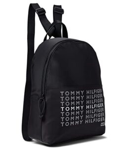 tommy hilfiger hayley ii medium dome backpack black one size