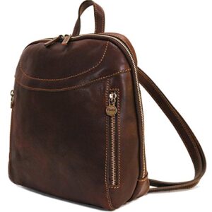 lampara full grain leather backpack knapsack