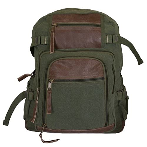 Fox Outdoor Products Retro Londoner Commuter Daypack, Olive Drab