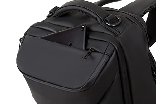 Professional Bag & Backpack for DJ gear + USB Charging Port. Pioneer DJM, DDJ. Denon. A&H. Hercules. Numark. Stanton. Trakror Controller. Work or travel DJ BAG - (19.68 x 13.00 x 6.30 in, Urban Black)