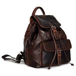 voyager drawstring backpack #7517 (brown)