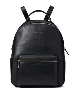 kate spade new york hudson pebble pebbled leather large backpack black one size