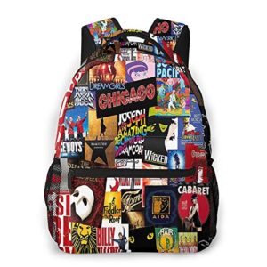 wintersunny musical movie backpack for women men school book bags daypack laptop backpacks