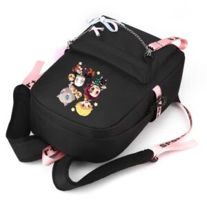 Marketair Anime Backpack School Backpack Laptop Bag Large Casual Daypack BookBag Cosplay Backpack For Girls