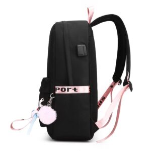 Marketair Anime Backpack School Backpack Laptop Bag Large Casual Daypack BookBag Cosplay Backpack For Girls