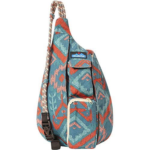 KAVU Mini Organic Rope Bag Sling Crossbody Backpack - Sierra Ikat