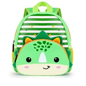 umtiti toddler backpack,waterproof preschool backpack, 3d cute animal cartoon preschool backpack for 2-6 years girls,boys.cute dinosaur.