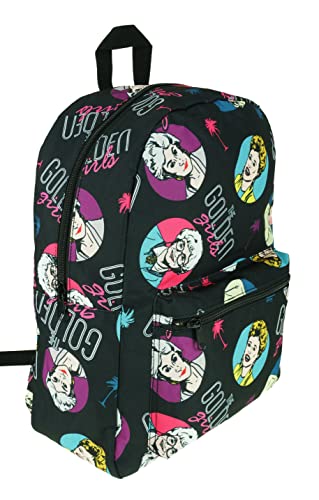 KBNL Golden Girls Sitcom Series All Over Print Sublimated Backpack - 64969, Black