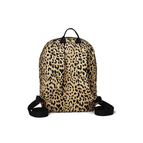 Pura Vida Leopard Mini Daypack Backpack Travel Bag - 400D Polyester, Brand Patch - 12 Liters