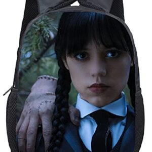 Iuene Teenage Primary School Student Wednesday Addams Shoulder Bag High-Capacity School Backpack Bag Bookbag Sports Bag (Color-13, One Size)