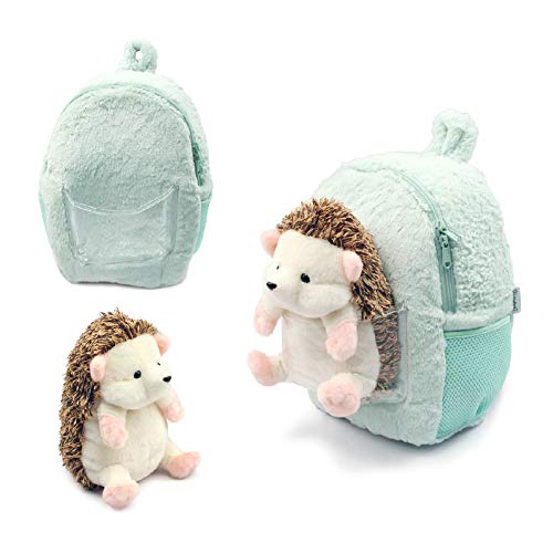 Funday Hedgehog Kids Backpack with Removable Wheel Backpack for Girls and Boys