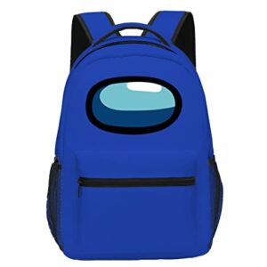 Game Backpack Apply To Laptop Bag Travel Backpack 16 Inch Lightweight Durable Bookbag for School Office Picnic Blue