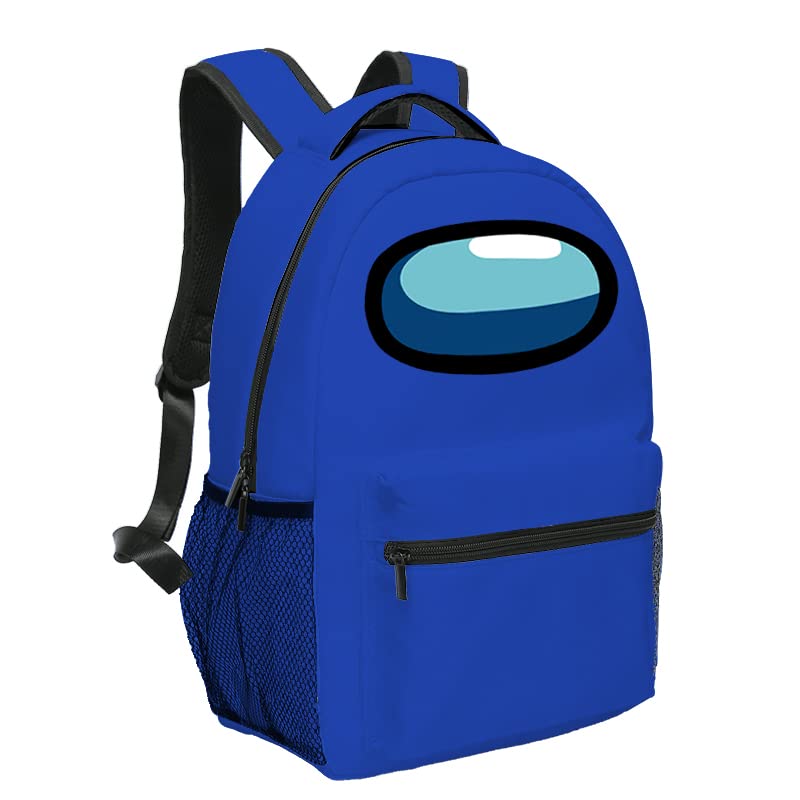 Game Backpack Apply To Laptop Bag Travel Backpack 16 Inch Lightweight Durable Bookbag for School Office Picnic Blue