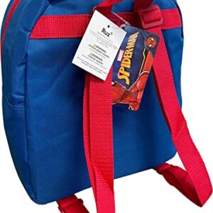 Ruz Spider-Man Toddle Boy 12 Inch Mini Backpack (Blue-Red)