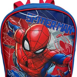 Ruz Spider-Man Toddle Boy 12 Inch Mini Backpack (Blue-Red)