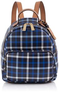 tommy hilfiger julia small dome backpack, navy/multi