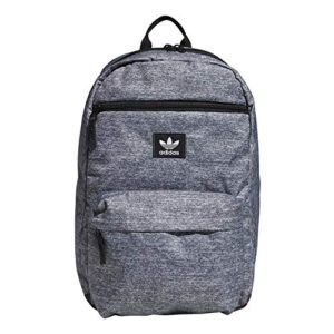 adidas originals national backpack, onix jersey/black, one size