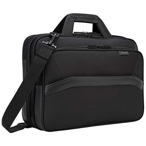 Targus Spruce EcoSmart Checkpoint-Friendly Laptop Bag for 15.6-Inch Laptops, Black (TBT256)