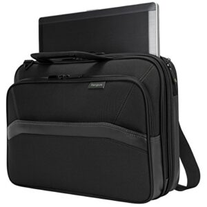 Targus Spruce EcoSmart Checkpoint-Friendly Laptop Bag for 15.6-Inch Laptops, Black (TBT256)