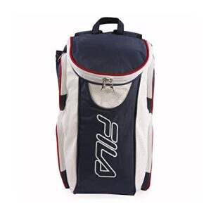 Fila Ultimate Tennis with Shoe Pocket, Navy/White/RED, One Size