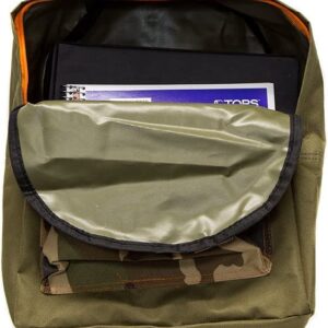 Everest Basic Color Block Backpack, Olive/Camo, One Size