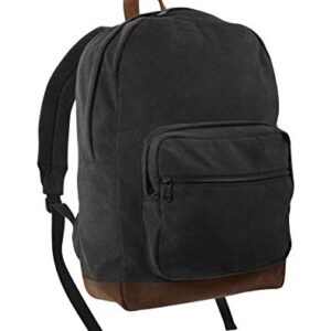 Rothco Canvas Teardrop Pack-Black W/Leather Accent