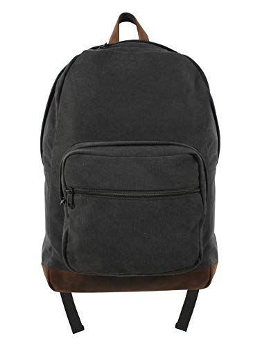 Rothco Canvas Teardrop Pack-Black W/Leather Accent