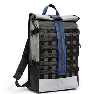 chrome industries barrage cargo laptop backpack – waterproof 15 inch laptop bag, 22 liter, fog