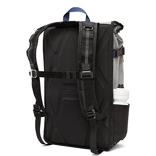 Chrome Industries Barrage Cargo Laptop Backpack - Waterproof 15 Inch Laptop Bag, 22 Liter, Fog